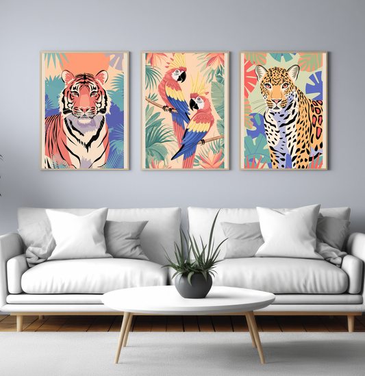 Jungle Lovers Wall Set